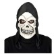 Careta de calavera con capucha