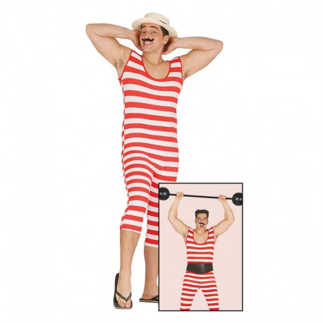 Disfraz de forzudo o bañista talla L