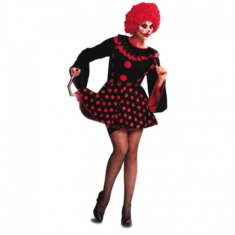 Disfraz de payasa diabolica