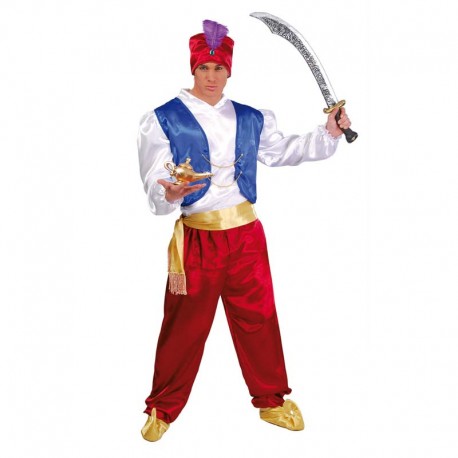 Disfraz de sultan con chaleco talla S