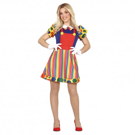 Disfraz de payasita chica talla L