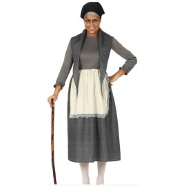 Disfraz de abuelita talla L