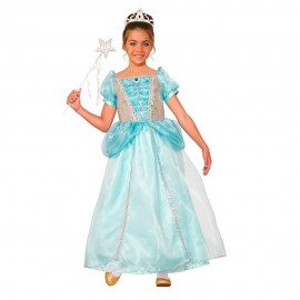 Disfraz de princesa turquesa 5-6 años