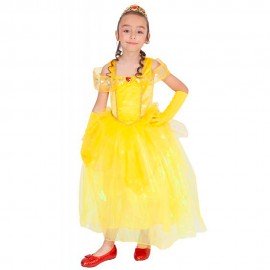 Disfraz de princesa amarilla 5-6 años