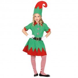 Disfraz de elfa botones 5-6 años