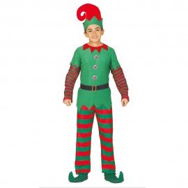 Disfraz de elfo botones 7-9 años