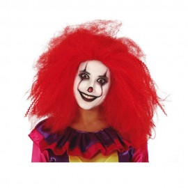 Peluca tipo IT roja
