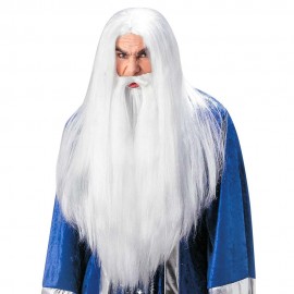 Peluca y barba de Mago