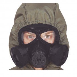 Mascara de gas negra