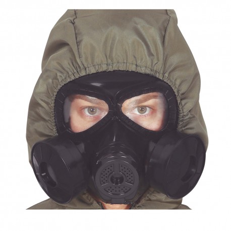 Mascara de gas negra