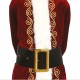 Cinturon de Papa Noel hebilla oro