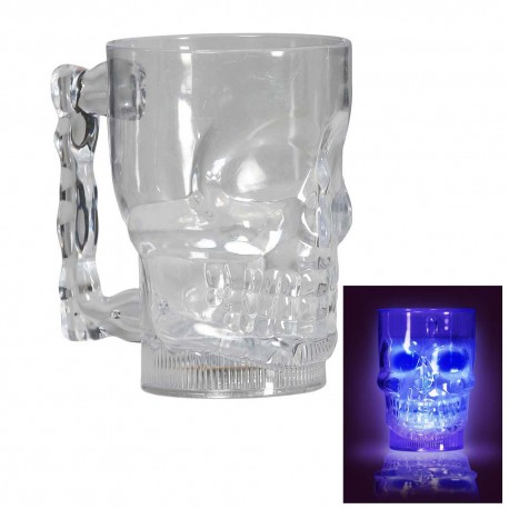 Jarra de calavera con luz