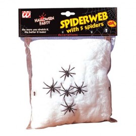 Telaraña blanca de 100 gr.
