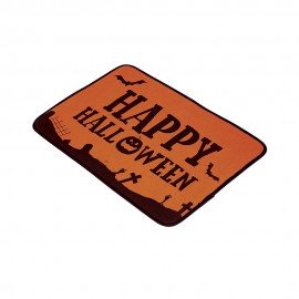Felpudo Happy Halloween naranja