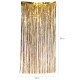 Cortina metalizada oro