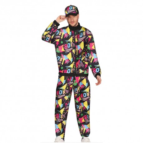 Disfraz de chandal chico años 80 talla XL