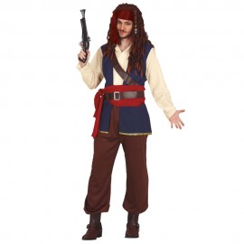 Disfraz de pirata del caribe Talla L