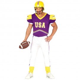 Disfraz de rugby amarillo