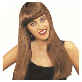 Peluca Fashion castaña
