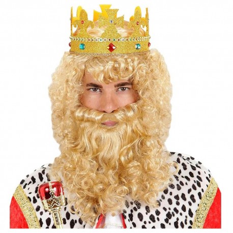 Peluca de Gaspar extra con barba