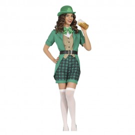Disfraz de tirolesa San Patricks talla M