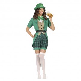 Disfraz de tirolesa San Patricks talla M