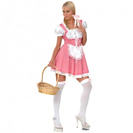 Disfraz de campesina rosa