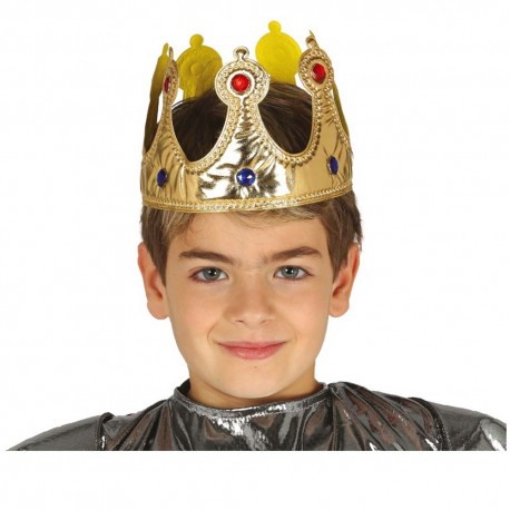 Corona de rey de tela