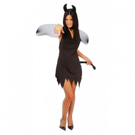 Disfraz de diablesa negra