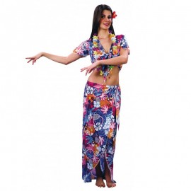 Disfraz de hawaiana de chica