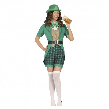 Disfraz de tirolesa San Patricks talla L