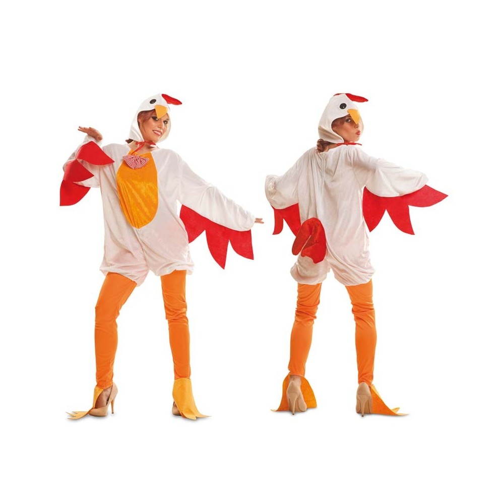 hacer los deberes hará Intestinos ▷ Disfraz de gallina blanca para adulto - Disfraces El Carrusel