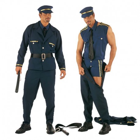 Disfraz de policia striper