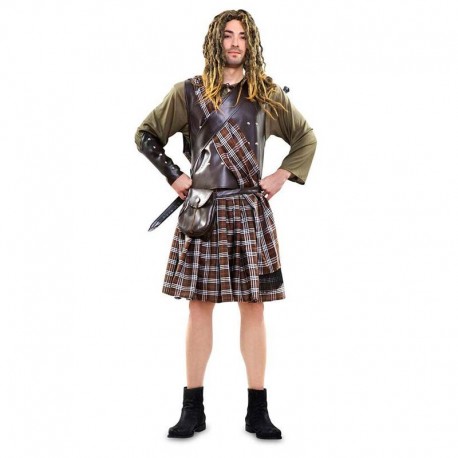 Disfraz de guerrero escoces