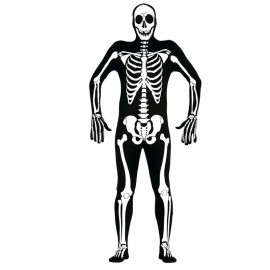 Disfraz de esqueleto de chico